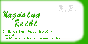 magdolna reibl business card